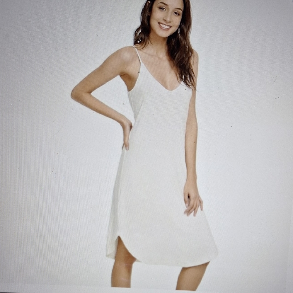 Elegant White Slip Dress